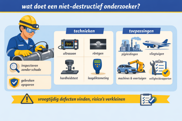 Alles over het beroep niet-destructief onderzoeker Wat doet een niet-destructief onderzoeker